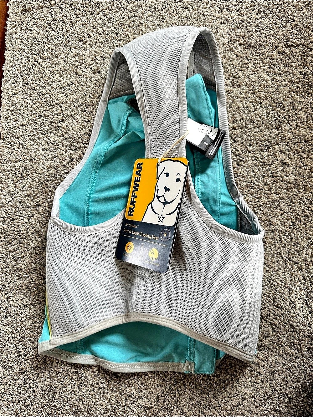 Ruffwear Jet Stream Cooling Vest Blue & Gray